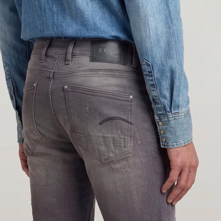 G-Star Grijze G Star Raw Skinny Jeans 6132 Slander Grey R Superstr - Foto 11
