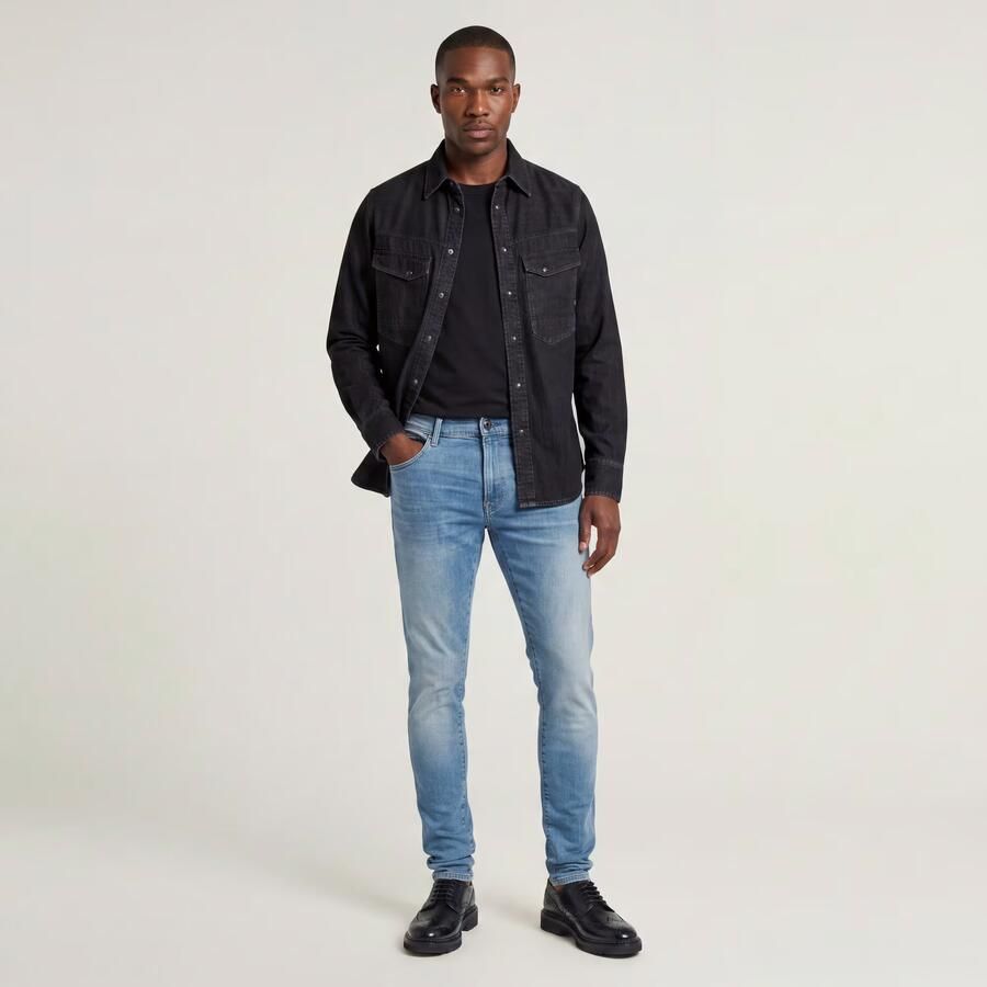 G-Star Lichtblauwe G Star Raw Slim Fit Jeans 8968 Elto Superstretch - Foto 11