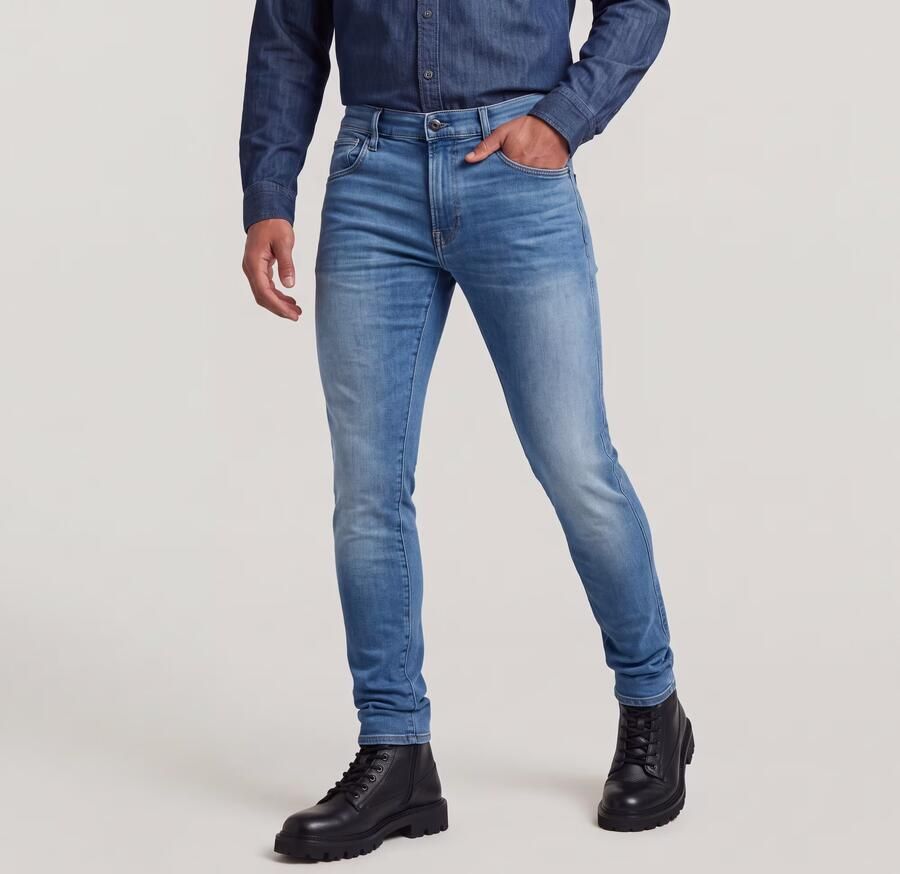 G-Star Lichtblauwe G Star Raw Slim Fit Jeans 8968 Elto Superstretch - Foto 12