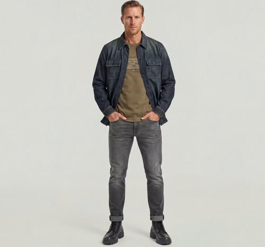 G-Star RAW Revend Skinny Jeans Lichtblauw Heren - Foto 4