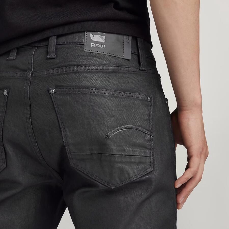 G-Star Raw Jeans met labelpatch van leer model 'REVEND' - Foto 3