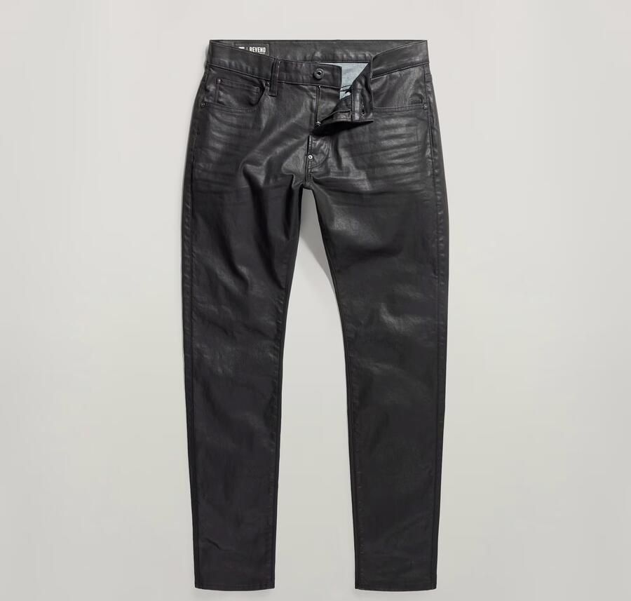 G-Star Raw Jeans met labelpatch van leer model 'REVEND' - Foto 7