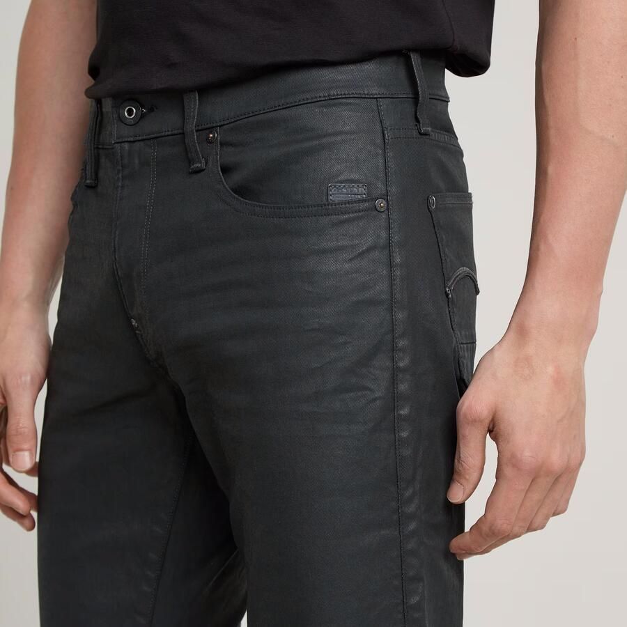 G-Star Raw Jeans met labelpatch van leer model 'REVEND' - Foto 4