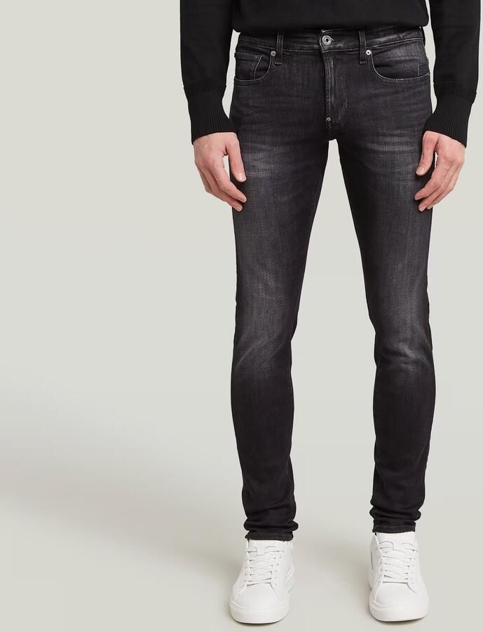 Zwarte G Star Raw Skinny Jeans A634 Elto Black Superstretch - Foto 16