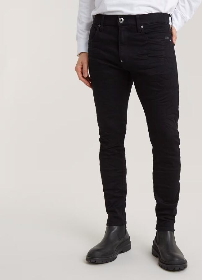 G-Star Zwarte Skinny Jeans Superstretch Elto Nero Black Heren - Foto 10