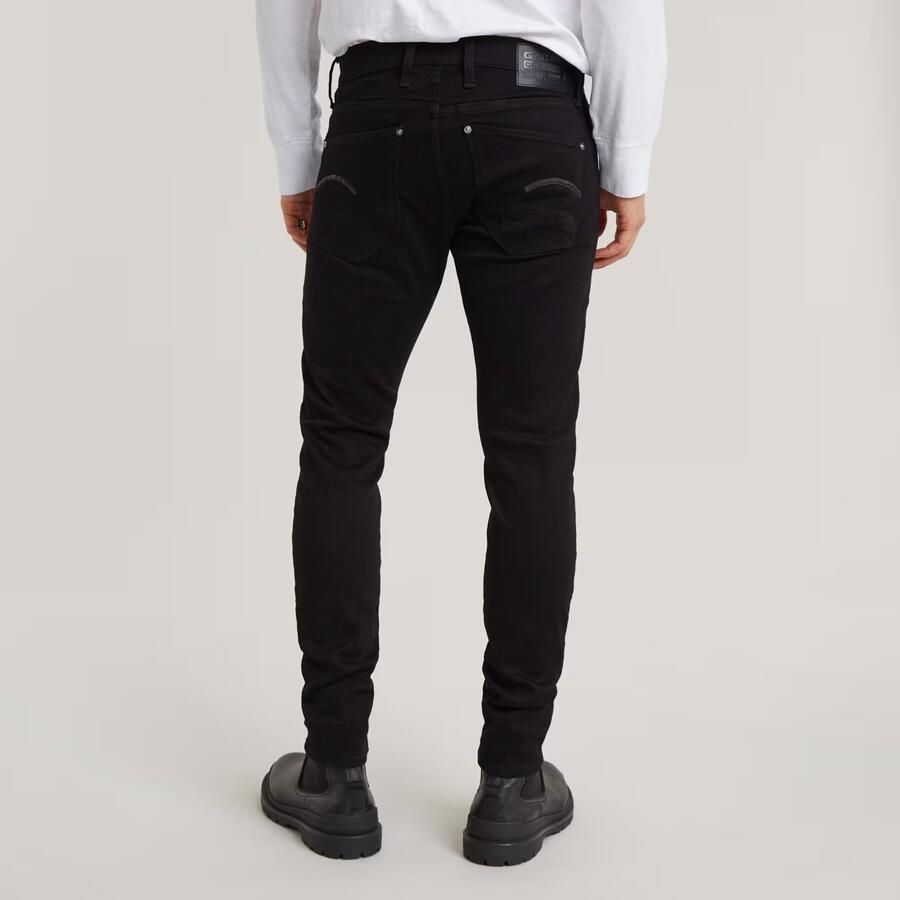 G-Star Zwarte Skinny Jeans Superstretch Elto Nero Black Heren