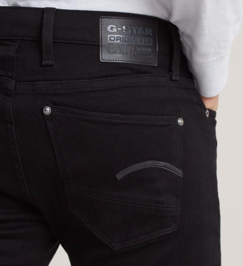 G-Star Zwarte Skinny Jeans Superstretch Elto Nero Black Heren - Foto 8