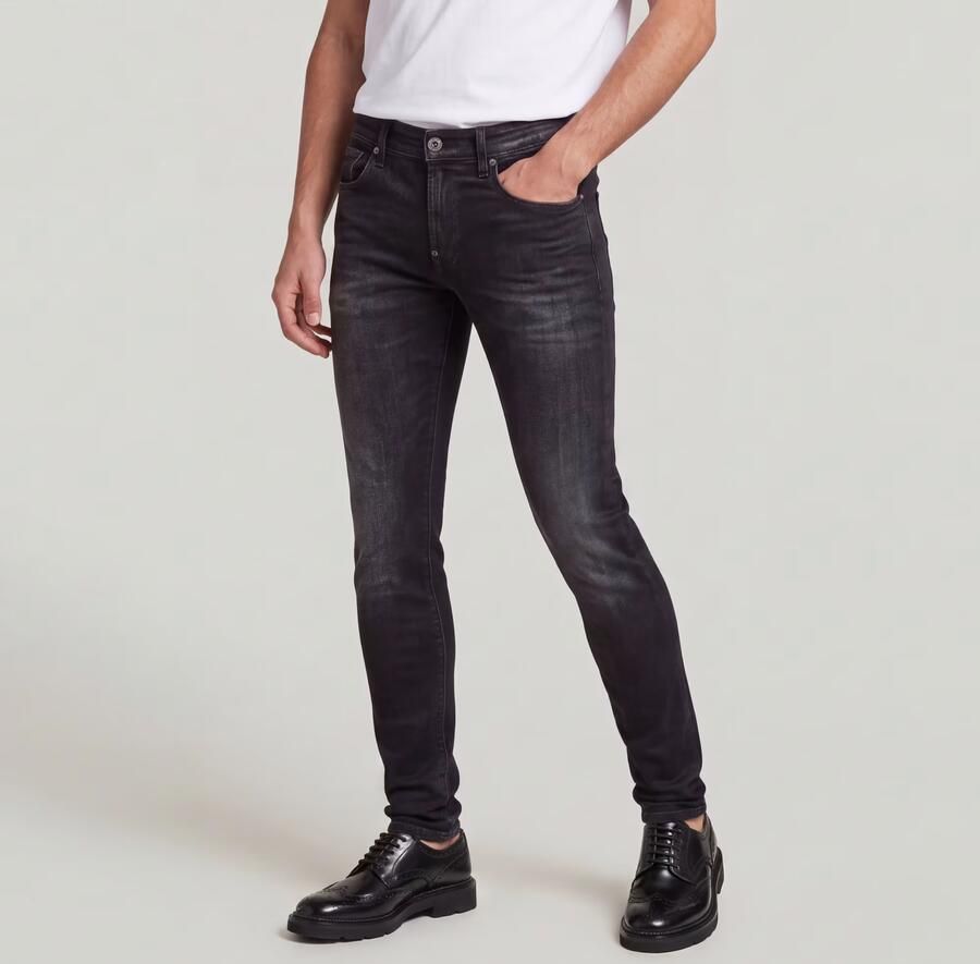 Zwarte G Star Raw Skinny Jeans A634 Elto Black Superstretch - Foto 13