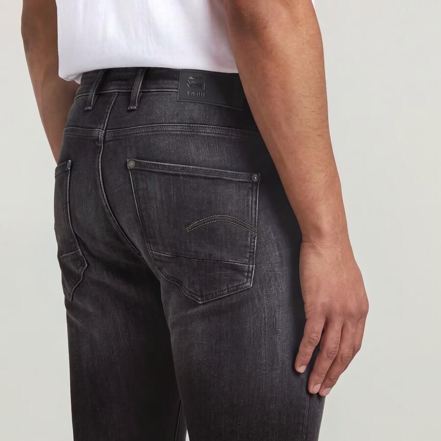 Zwarte G Star Raw Skinny Jeans A634 Elto Black Superstretch - Foto 12