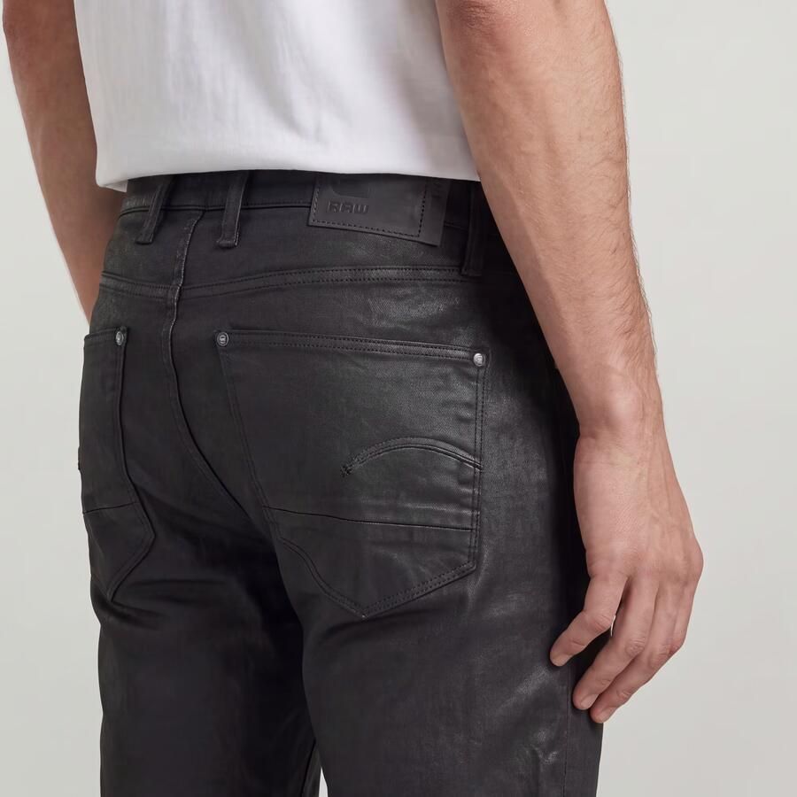 G-Star Raw Jeans met labelpatch van leer model 'REVEND' - Foto 8