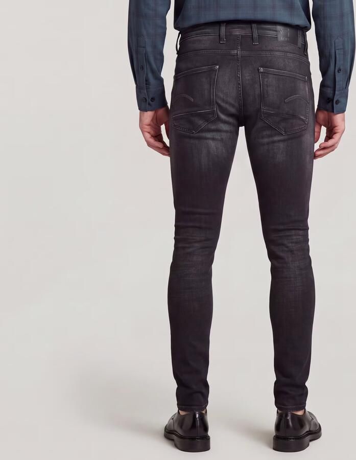 Zwarte G Star Raw Skinny Jeans A634 Elto Black Superstretch - Foto 11