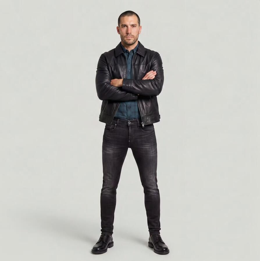 Zwarte G Star Raw Skinny Jeans A634 Elto Black Superstretch - Foto 6