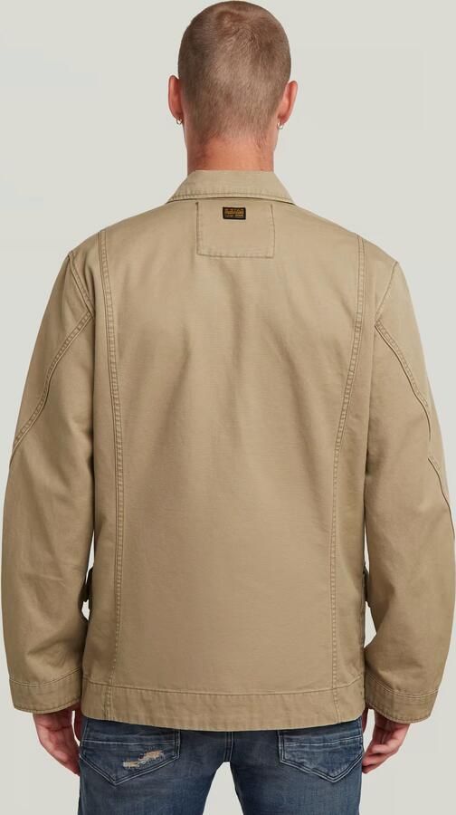 G-Star RAW Reversible 4 Pocket Overshirt Beige Heren - Foto 5