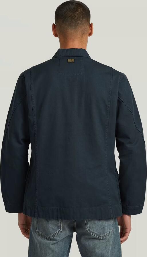 G-Star RAW Reversible 4 Pocket Overshirt Donkerblauw Heren