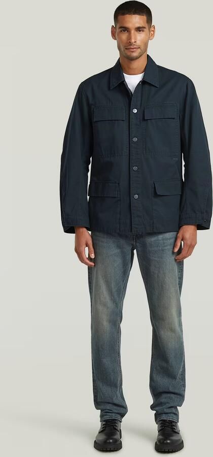 G-Star RAW Reversible 4 Pocket Overshirt Donkerblauw Heren - Foto 6