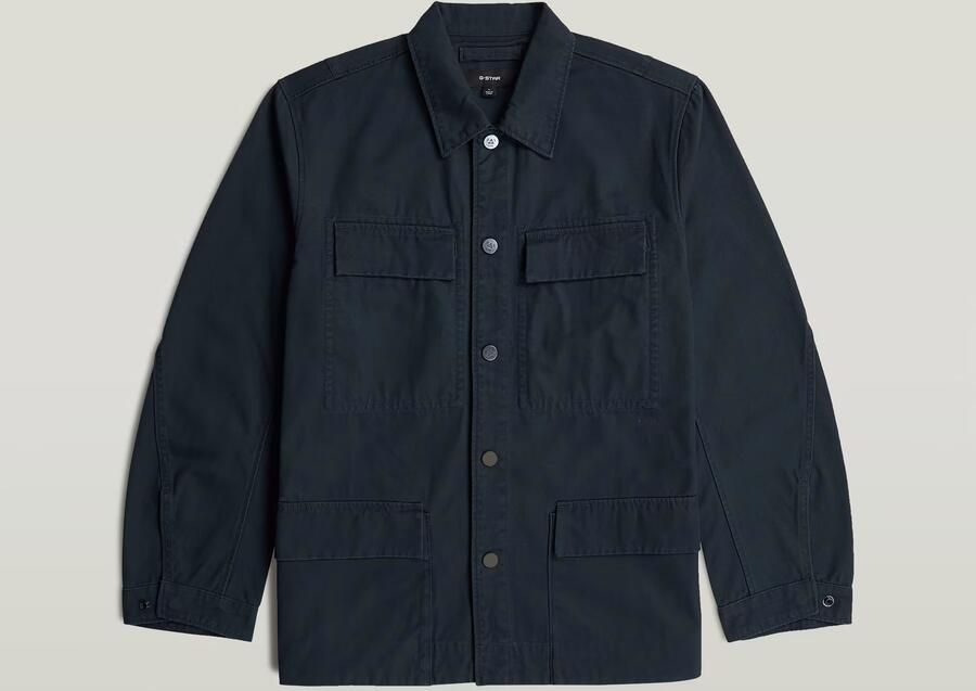G-Star RAW Reversible 4 Pocket Overshirt Donkerblauw Heren - Foto 4