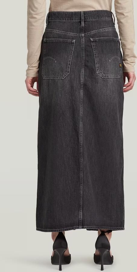 G-Star RAW Revynn Long Rok Grijs Dames - Foto 4
