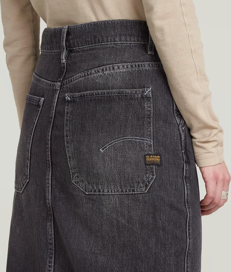 G-Star RAW Revynn Long Rok Grijs Dames - Foto 2