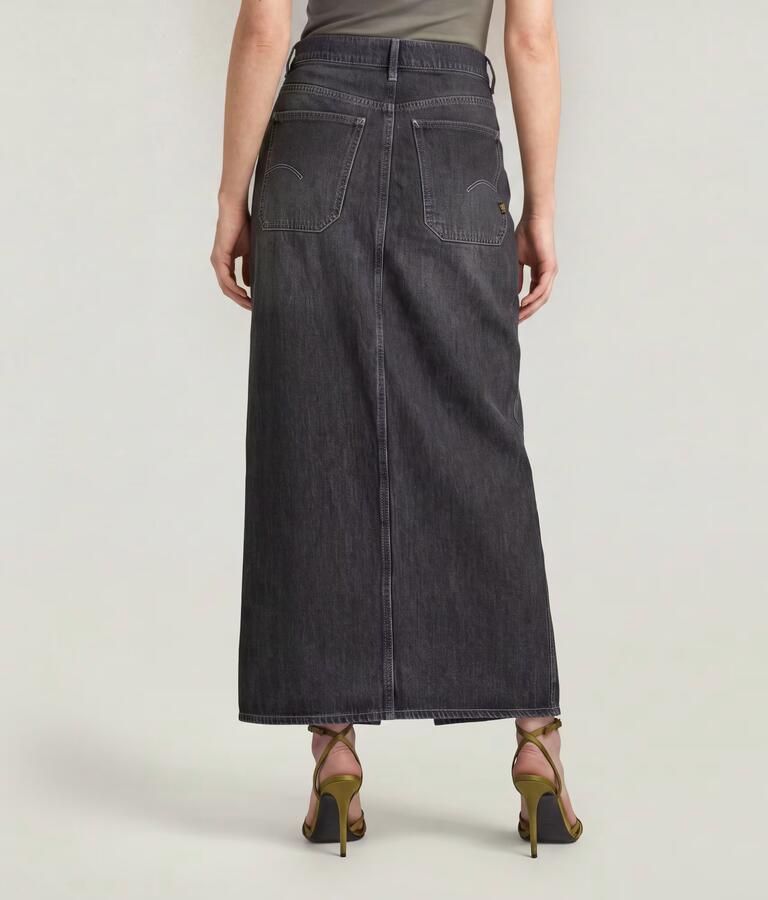 G-Star RAW Revynn Long Rok Grijs Dames - Foto 6