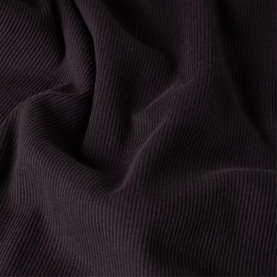 G-Star RAW T-shirt Rib Cap Sleeve van ribjersey slim fit