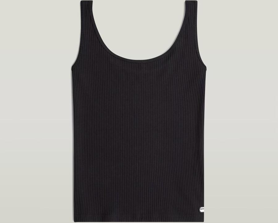 G-Star RAW Rib Tanktop Set van 2 Zwart Dames - Foto 3