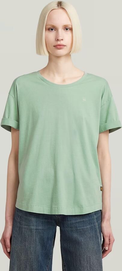 G-Star RAW Rolled Up Boyfriend T-Shirt Groen Dames - Foto 7