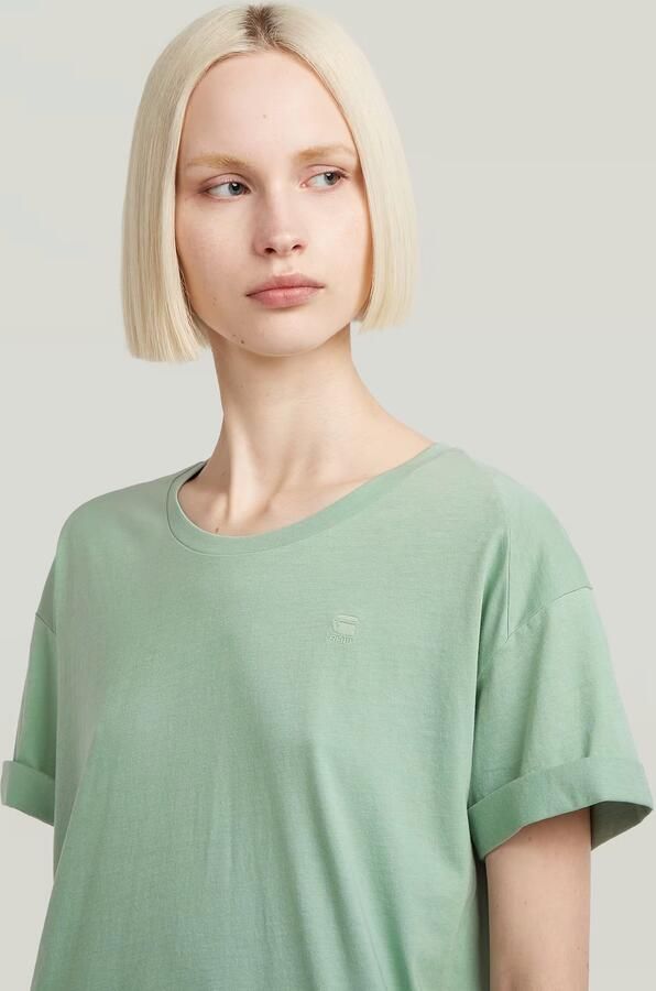 G-Star RAW Rolled Up Boyfriend T-Shirt Groen Dames - Foto 4