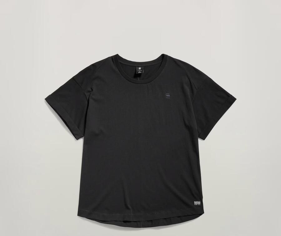 G-Star RAW Rolled Up Sleeve Boyfriend Top Zwart Dames - Foto 5