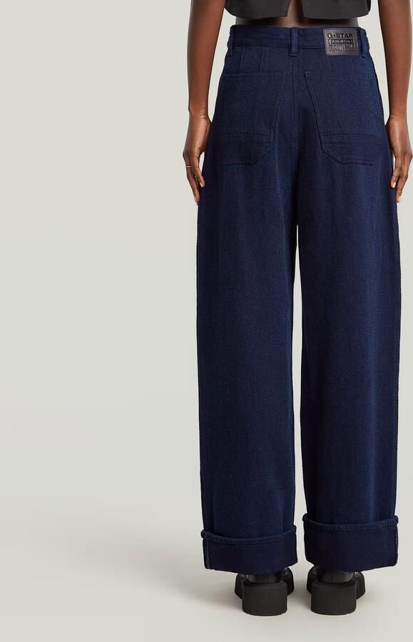 G-Star RAW Roos High Loose Jeans Donkerblauw Dames - Foto 5