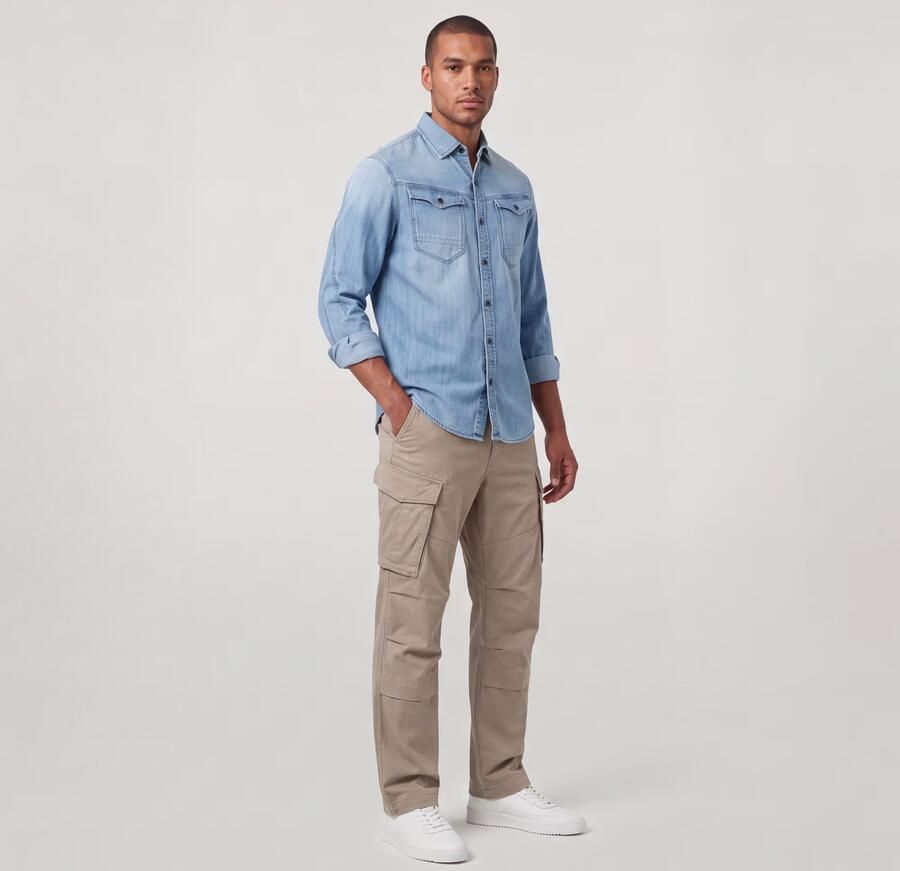 G-Star RAW Rovic 3D Relaxed Broek Beige Heren - Foto 3