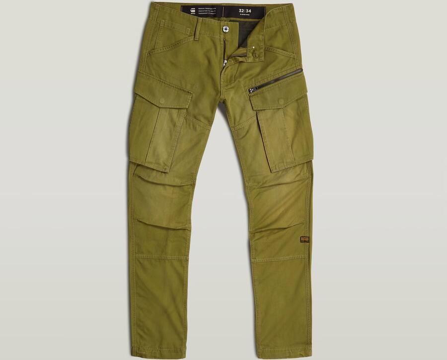 G-Star RAW Rovic Broek Zip 3D Regular Tapered Groen Heren - Foto 5