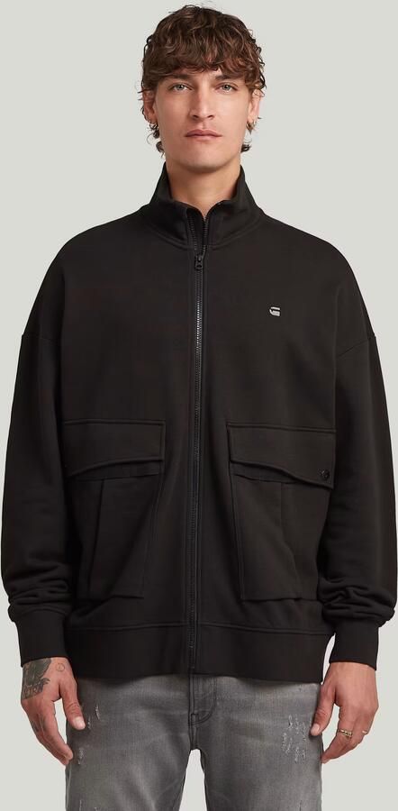 G-Star RAW Rovic Full Zip Loose Sweater Zwart Heren - Foto 6