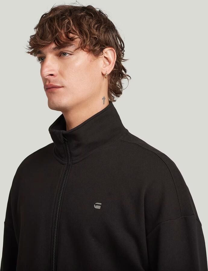 G-Star RAW Rovic Full Zip Loose Sweater Zwart Heren - Foto 3