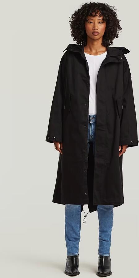 G-Star RAW Rovic Hooded Loose Parka Zwart Dames - Foto 5