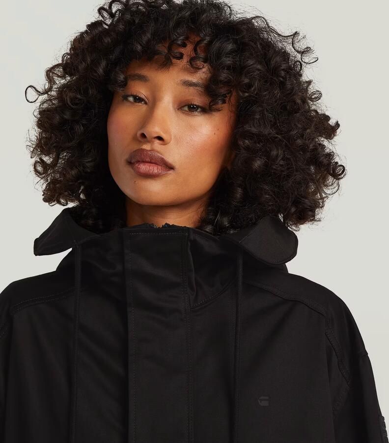 G-Star RAW Rovic Hooded Loose Parka Zwart Dames - Foto 2