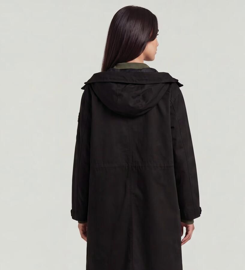 G-Star RAW Rovic Hooded Loose Parka Zwart Dames - Foto 3