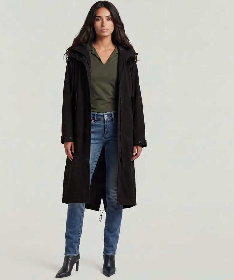 G-Star RAW Rovic Hooded Loose Parka Zwart Dames - Foto 4
