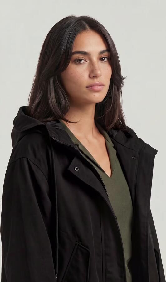 G-Star RAW Rovic Hooded Loose Parka Zwart Dames - Foto 6