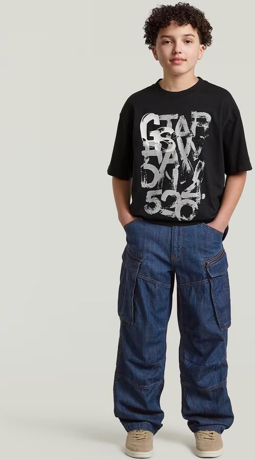G-Star RAW Rovic Loose Jeans voor jongens Donkerblauw jongens - Foto 6