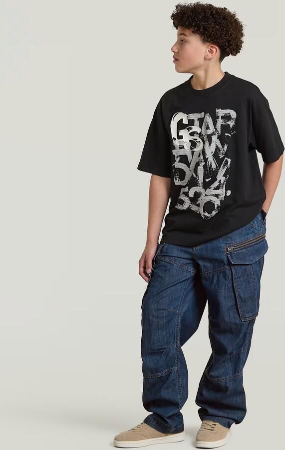 G-Star RAW Rovic Loose Jeans voor jongens Donkerblauw jongens - Foto 5
