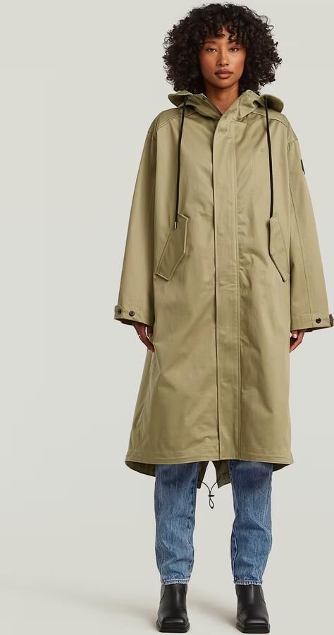 G-Star RAW Rovic Loose Parka Groen Dames - Foto 6