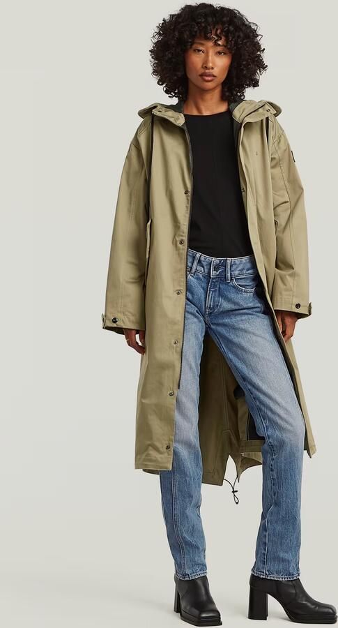 G-Star RAW Rovic Loose Parka Groen Dames - Foto 4