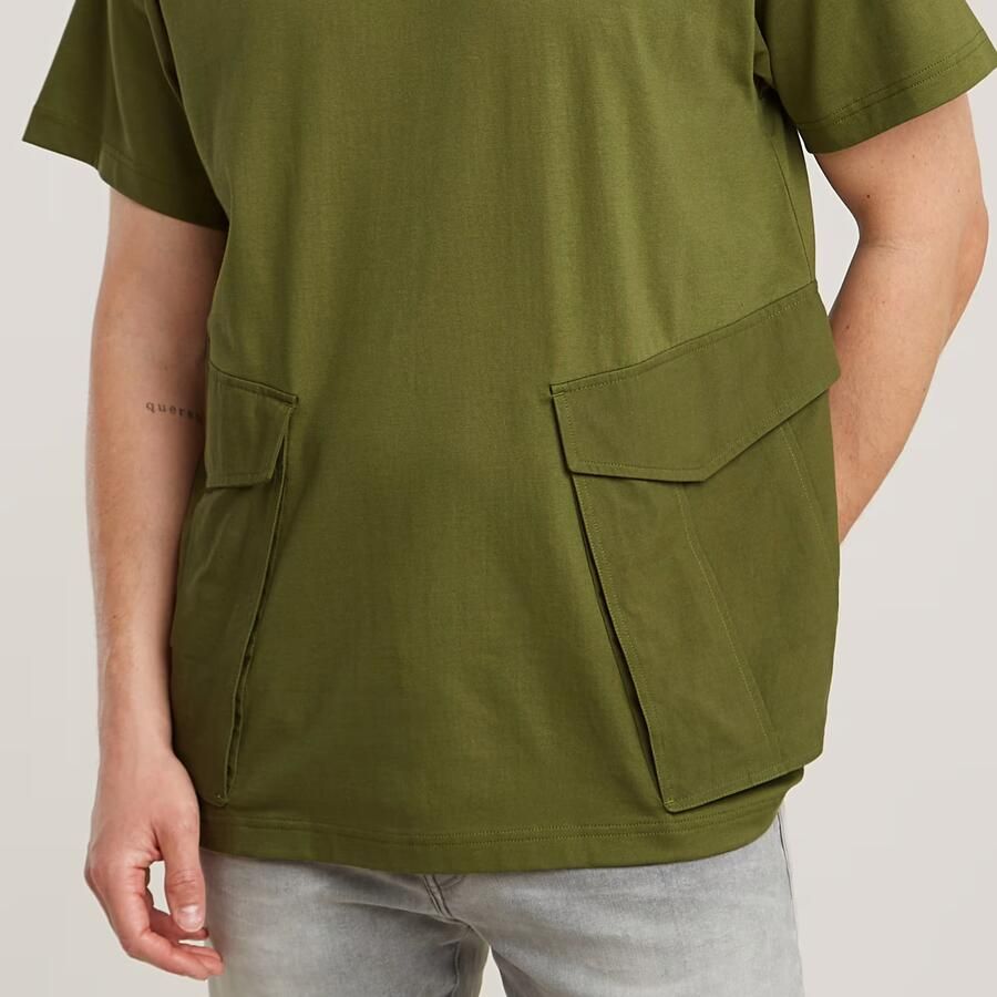 G-Star RAW Rovic Loose T-shirt Groen Heren - Foto 4