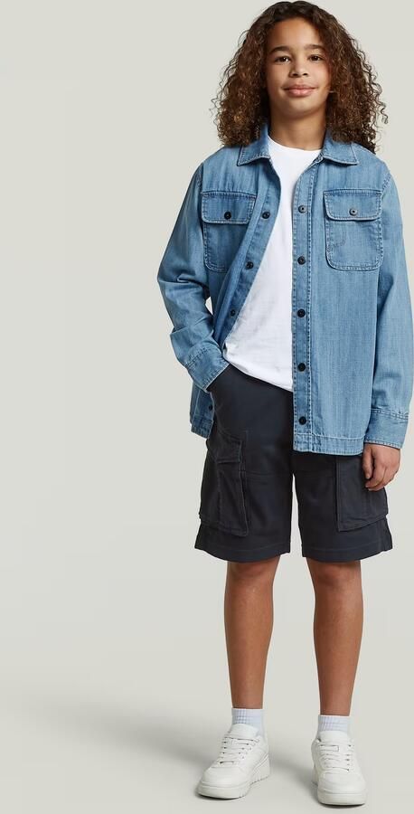 G-Star RAW Rovic PM Short voor jongens Donkerblauw jongens - Foto 4