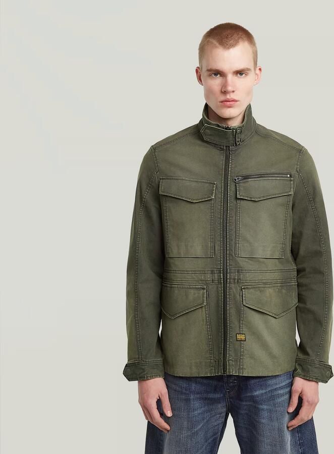 G-Star Raw Slim fit jack met klepzakken model 'Rovic' - Foto 7