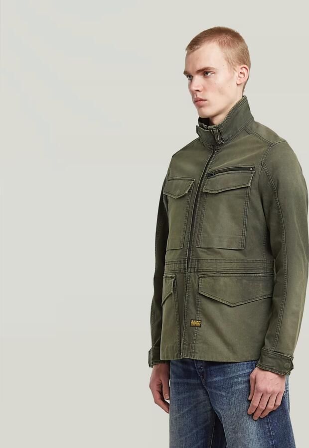 G-Star Raw Slim fit jack met klepzakken model 'Rovic' - Foto 5