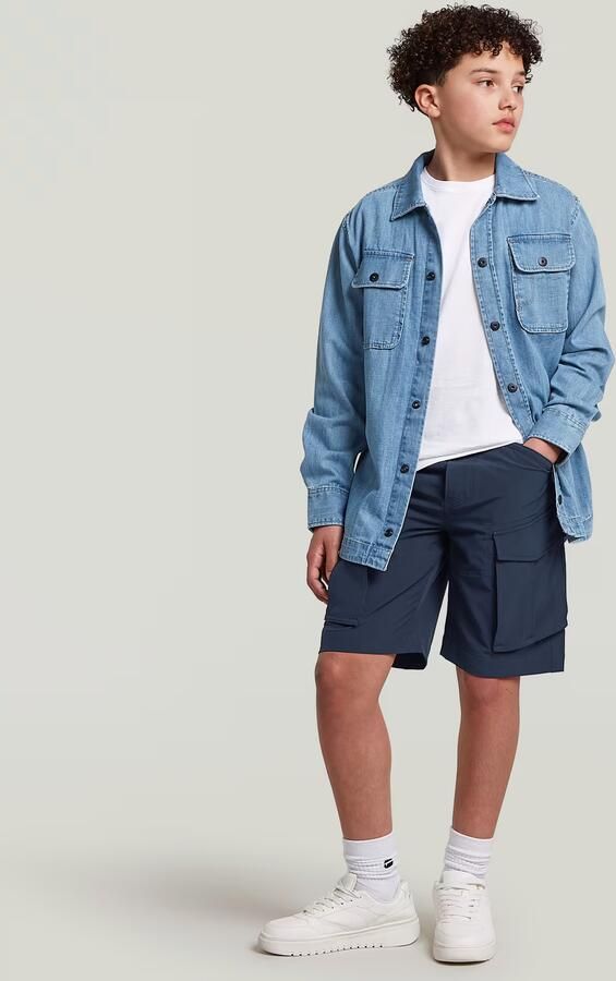 G-Star RAW Rovic Tech Short voor jongens Donkerblauw jongens - Foto 4