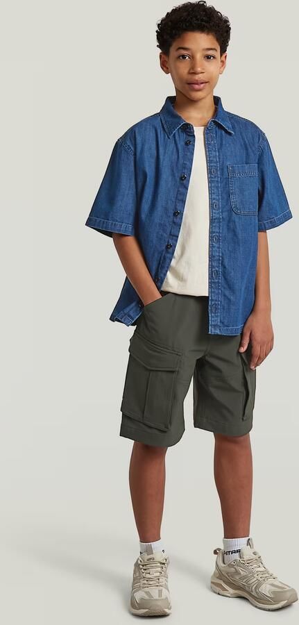 G-Star RAW Rovic Tech Short voor jongens Groen jongens - Foto 8