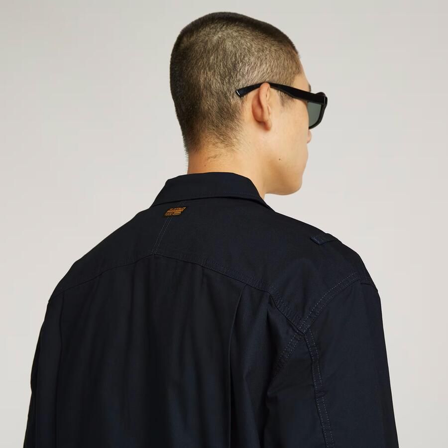 G-Star RAW Rovic Trucker Jack Donkerblauw Heren