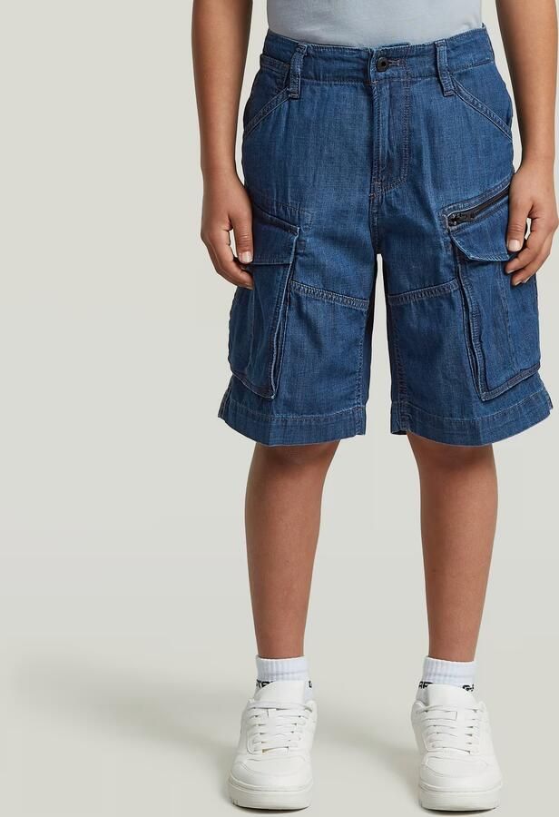 G-Star RAW Rovic Zip 1 2 Short voor jongens Donkerblauw jongens